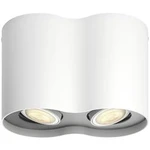 LED stropní reflektory Philips Lighting Hue Hue White Amb. Pillar Spot 2 flg. weiß 2x350lm inkl. Dimmschalter, GU10, 10 W, N/A