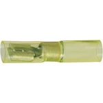 Faston zásuvka se smršťovací bužírkou DSG Canusa 7934300102, 6.3 mm x 0.8 mm, žlutá, 1 ks