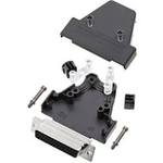 D-SUB pouzdro encitech TRI-P-25-HDS44-K 6355-0068-13, pólů 44, plast, černá, 1 ks