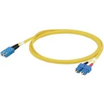 Optické vlákno kabel Weidmüller 1449410000 [1x zástrčka SC-RJ - 1x zástrčka SC], 2.00 m, žlutá