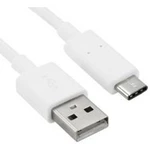Kabel pro mobilní telefon Samsung EP-DW700CWE, [1x USB zástrčka (M) - 1x USB-C™ zástrčka], 1.50 m, bílá
