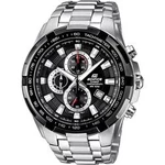 Náramkové hodinky Casio EF-539D-1AVEF, (d x š x v) 53.5 x 48.5 x 11.5 mm, stříbrná, černá