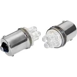 LED žárovka Eufab, 13465, 12 V, BA15s, bílá, 2 ks