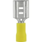 Faston zásuvka Vogt Verbindungstechnik 3914 9.5 mm x 1.2 mm, 180 °, částečná izolace, žlutá, 1 ks