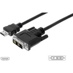 Kabel vidlice HDMI ⇔ vidlice DVI, 3 m, Digitus