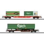Märklin 47109 H0 sada 2 ks dobré vozík "Carlsberg a Tuborg" AAE & DB AG