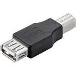 Adaptér USB 2.0 Renkforce [1x USB 2.0 zástrčka A - 1x USB 2.0 zástrčka B] černá