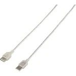 Kabel Renkforce RF-4538152, 3.00 m, průhledná