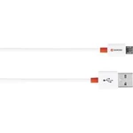 Kabel Skross Charge'n Sync Micro USB 2700202-E, 1.00 m, bílá