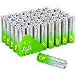 Tužková baterie AA alkalicko-manganová GP Batteries Super, 1.5 V, 40 ks