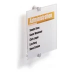 Durable dveřní štítek 482419 (š x v) 210 mm x 210 mm transparentní 482419