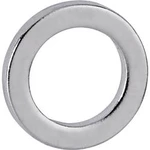 Maul 6168396 neodymový magnet, (Ø x v) 12 mm x 1.5 mm, prstenec, stříbrná, 10 ks