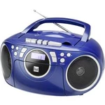 CD-rádio Dual P 70, AUX, CD, kazeta, modrá