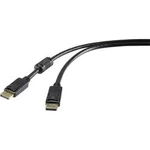 Kabel pro DisplayPort Renkforce [1x zástrčka DisplayPort - 1x zástrčka DisplayPort], 7.50 m, černá