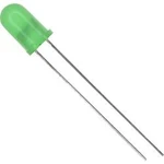 LED s vývody Vishay TLHG6400, typ čočky kulatý, 5 mm, 60 °, 30 mA, 10 mcd, 2.4 V, zelená TLHG6400
