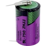 Speciální typ baterie 1/2 AA pájecí kolíky ve tvaru U lithiová, Tadiran Batteries SL 750 PR, 1100 mAh, 3.6 V, 1 ks