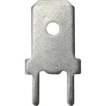 Faston zástrčka Vogt Verbindungstechnik 3866z.68 6.3 mm x 180 °, bez izolace, kov, 1 ks
