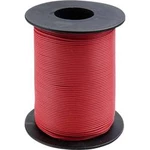Spojovací drát 1 x 0.20 mm², vnější Ø 0.50 mm, červená, 100 m