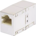 RJ45 síťový adaptér Renkforce RF-4145361 CAT 5e, [1x RJ45 zásuvka - 1x RJ45 zásuvka], bílá