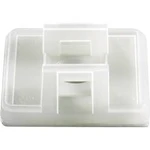 Úchytka TRU COMPONENTS TC-HC26T203 1593040, samolepicí, 19.40 mm (max), transparentní, 1 ks