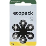 Knoflíkový článek ZA 10 zinko-vzduchová ecopack ECO10 95 mAh 1.4 V 6 ks