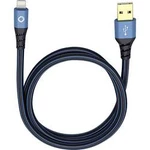 IPad/iPhone/iPod datový kabel/nabíjecí kabel Oehlbach 9324, 3.00 m, modrá, černá