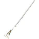 Alarmový kabel LiYY TRU COMPONENTS 1571729, 6 x 0.22 mm², bílá, 50 m