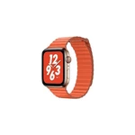 Remienok COTEetCI Loop Band na Apple Watch 38/40/41 mm, kožený, magnetický (WH5205-OR) oranžový Tento elegantní a vkusný řemínek od společnosti COTEet
