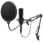 Mikrofón Niceboy VOICE Handle (voice-handle) čierny stolný mikrofon • smerová charakteristika: kardioida • frekvenčný rozsah 20 Hz až 20 kHz • citlivo