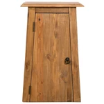 Bathroom Wall Cabinet Solid Recycled Pinewood 16.5"x9.1"x27.6"