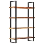 4-Tier Bookcase 47.2"x15.7"x70.9" Solid Reclaimed Wood