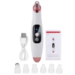 Blackhead Remover Pore Vacuum USB Rechargeable Electric Blackhead Suction Pore Cleaner with LED Display Electric Facial