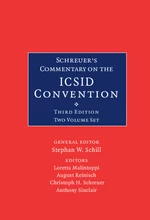 Schreuer's Commentary on the ICSID Convention