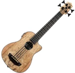 Kala U-Bass Spalted Maple Ukulele bas Natural