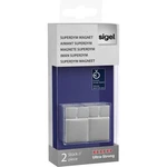 Sigel magnet SuperDym C30 Ultra-Strong Cube-Design (š x v x h) 20 x 30 x 20 mm kocky strieborná 2 ks GL707