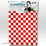 Oracover 95-010-023-B dizajnová fólie Easyplot Fun 4 (d x š) 300 mm x 208 mm biela, červená