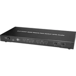 Maxtrack CSM 3 L  HDMI matrix switch s hliníkovým krytom, s diaľkovým ovládaním 3840 x 2160 Pixel čierna