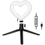 LogiLink Ring Light Heart statív na svetlo En.trieda 2021 E (A - G) integrovaný statív, guľová hlava