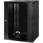 LogiLink W15F64B 19" nástenná rozvodná skriňa (š x v x h) 540 x 725 x 450 mm 15 U čierna (RAL 9005)