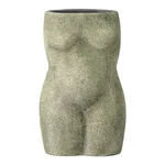 Szarozielony wazon z terakoty Bloomingville Emeli, wys. 16 cm