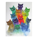 Obraz na płótnie Happy Cats, 30x40 cm
