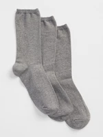 GAP Ponožky basic crew socks, 3 páry - Dámské