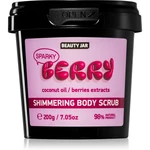 Beauty Jar Berry Sparky cukrovo-soľný peeling pre trblietavý lesk 200 g