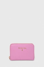 Kožená peňaženka Patrizia Pepe dámsky, ružová farba, CQ8512 L001