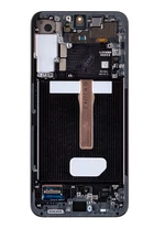 LCD + dotyk + přední kryt pro Samsung Galaxy S22+, phantom black ( Service Pack)