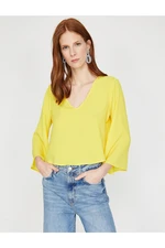 Koton Blouse - Yellow - Regular fit