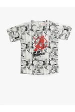 Koton Iron Man Printed Marvel Licensed T-Shirt Crew Neck Short Sleeve