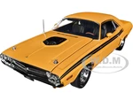 1971 Dodge Challenger R/T Hemi Butterscotch Orange with Black Stripes Limited Edition to 462 pieces Worldwide 1/18 Diecast Model Car by ACME