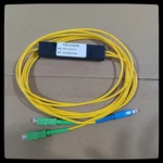 Free Shipping PLC Splitter 5pcs/lot 1X2 SC/UPC-SC/APC splitter Single Mode Fiber Optical spliter FTTH PLC Splitter 1x2