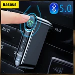 Baseus Car Aux Bluetooth Adapter 3.5mm Jack Audio Bluetooth 5.0 Car Kit Wireless Handsfree Receiver For Phone Transmitter Music